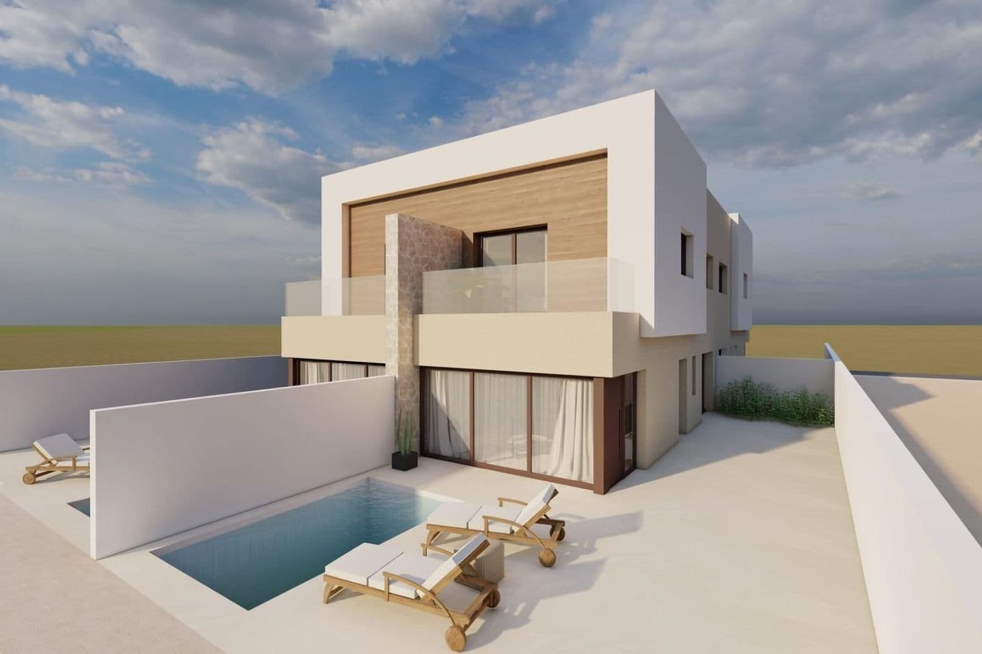 Exclusive modern villas with private pool and sun terrace – close to the sea