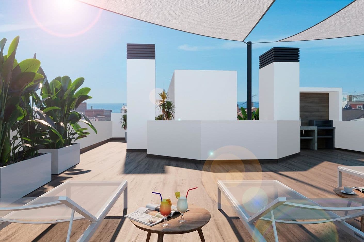 Modern newly built apartments with a prime location – close to the beach