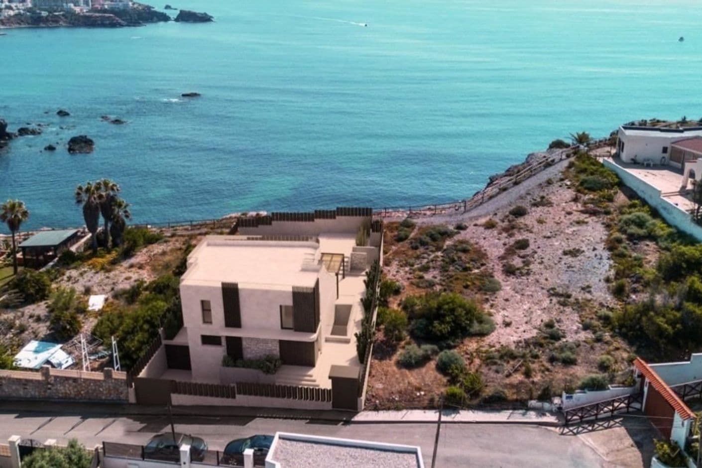Unique beachfront luxury villas with panoramic sea views