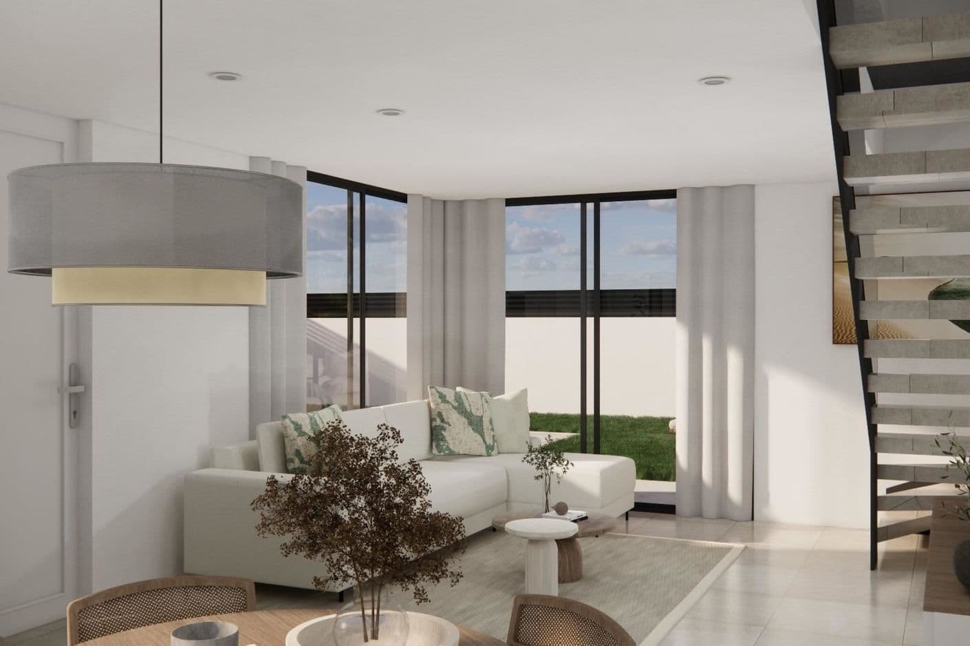 Modern villas with private pool in a quiet golf setting