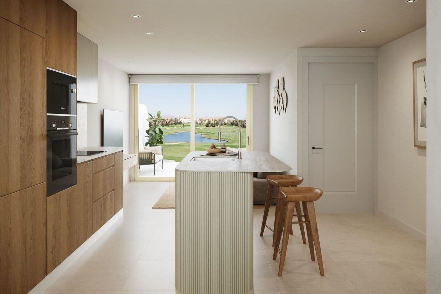 Modern lägenhet med tre sovrum intill Serena Golf i Los Alcázares