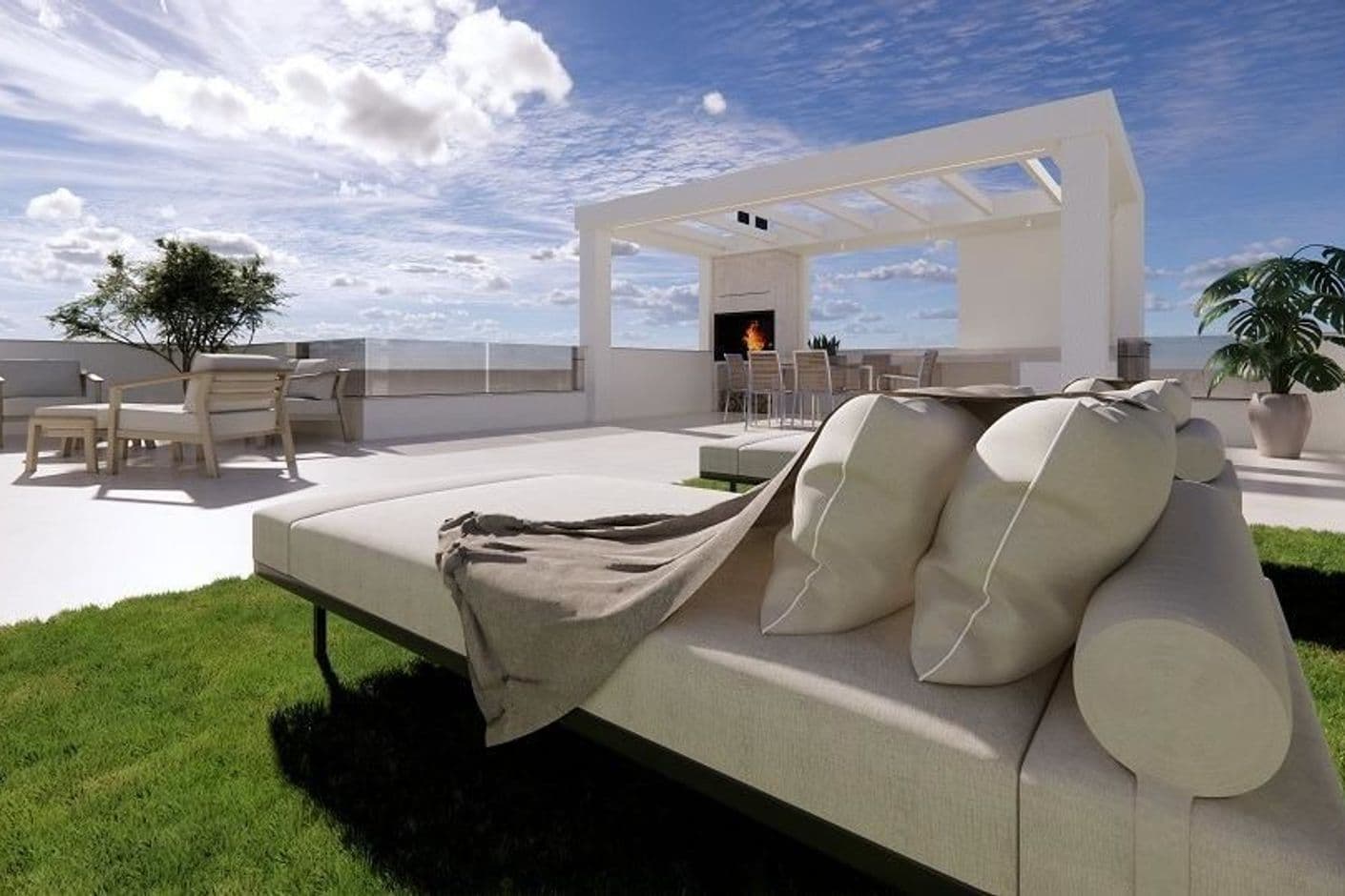 Modern villa i ett plan med privat pool i attraktiva San Luis
