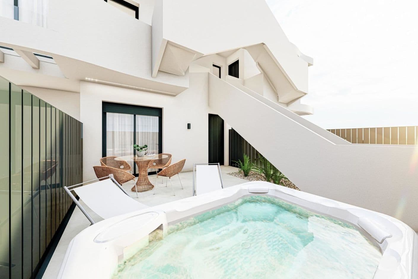 Exclusieve, nieuwbouwwoningen in San Pedro del Pinatar, op slechts 800 meter van het strand.