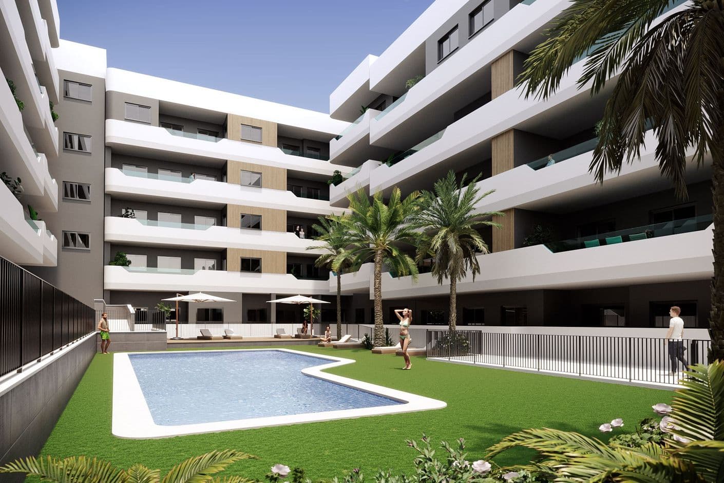 Sea Essence - Newly produced with pool area in central Santa Pola