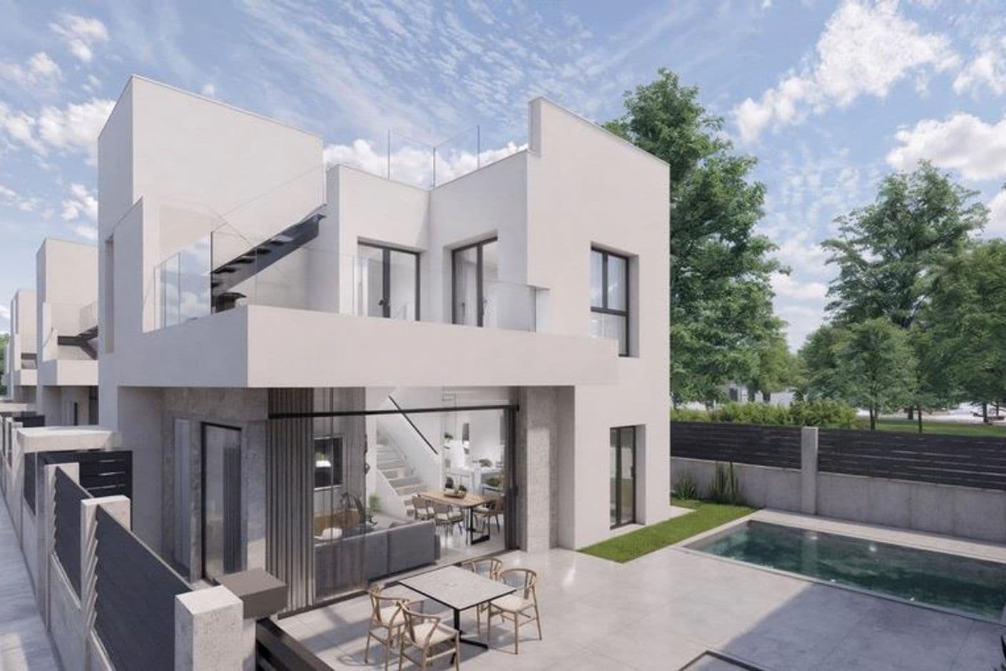 Exklusiva villor med privat pool och modern arkitektur