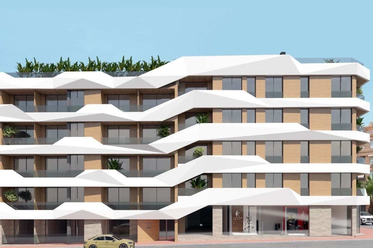 Edificio Olas - Moderna bostäder nära stranden