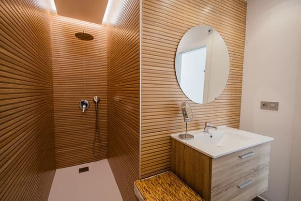 baño abajo
