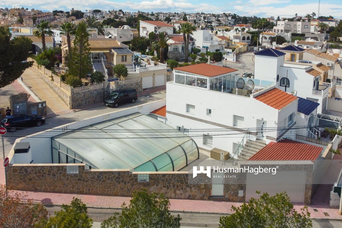 Newly renovated villa with heated pool and large terrace