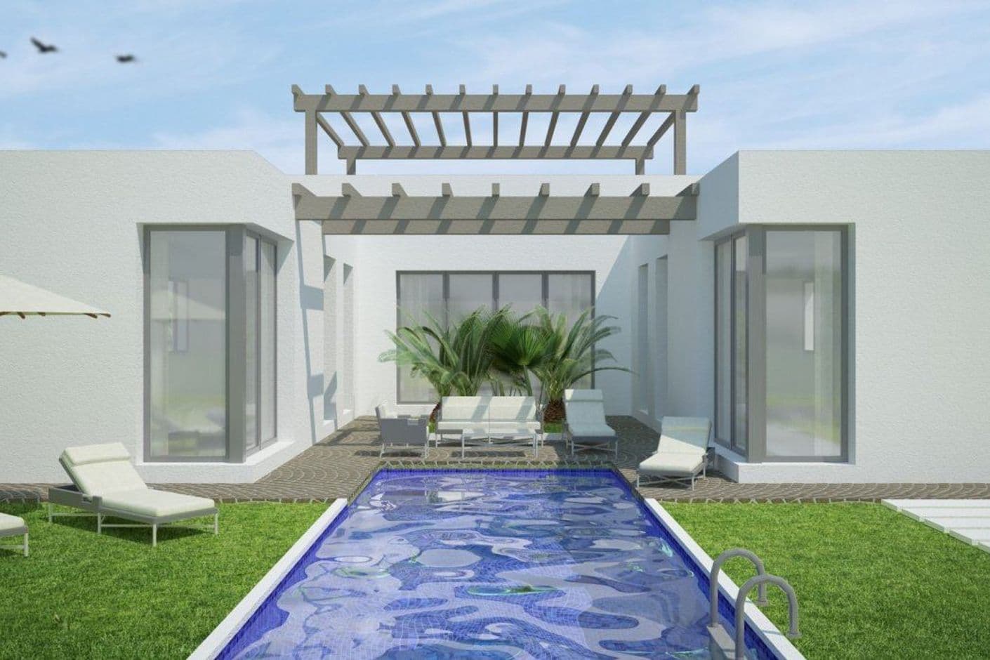 Villa Aleman - Nybyggd villa med privat pool i charmiga Benijófar