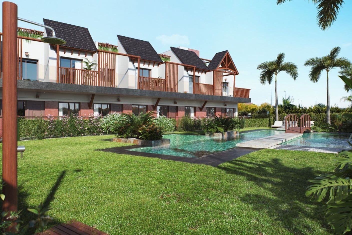 Nybyggda bungalowlägenheter med privat trädgård