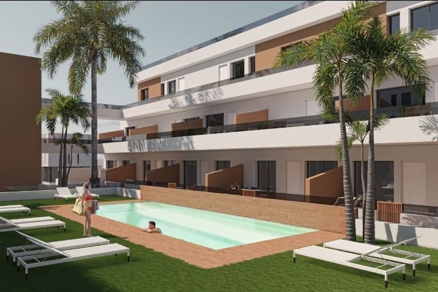 Newly built apartments near the sea in charming Pilar de la Horadada