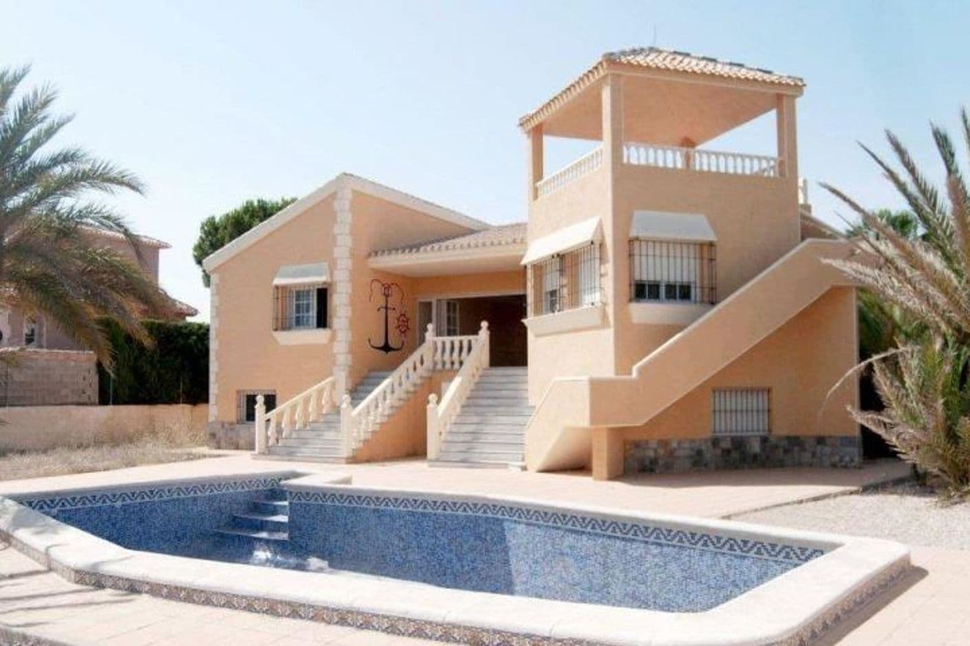 Luxury villa with private pier and panoramic views in La Manga