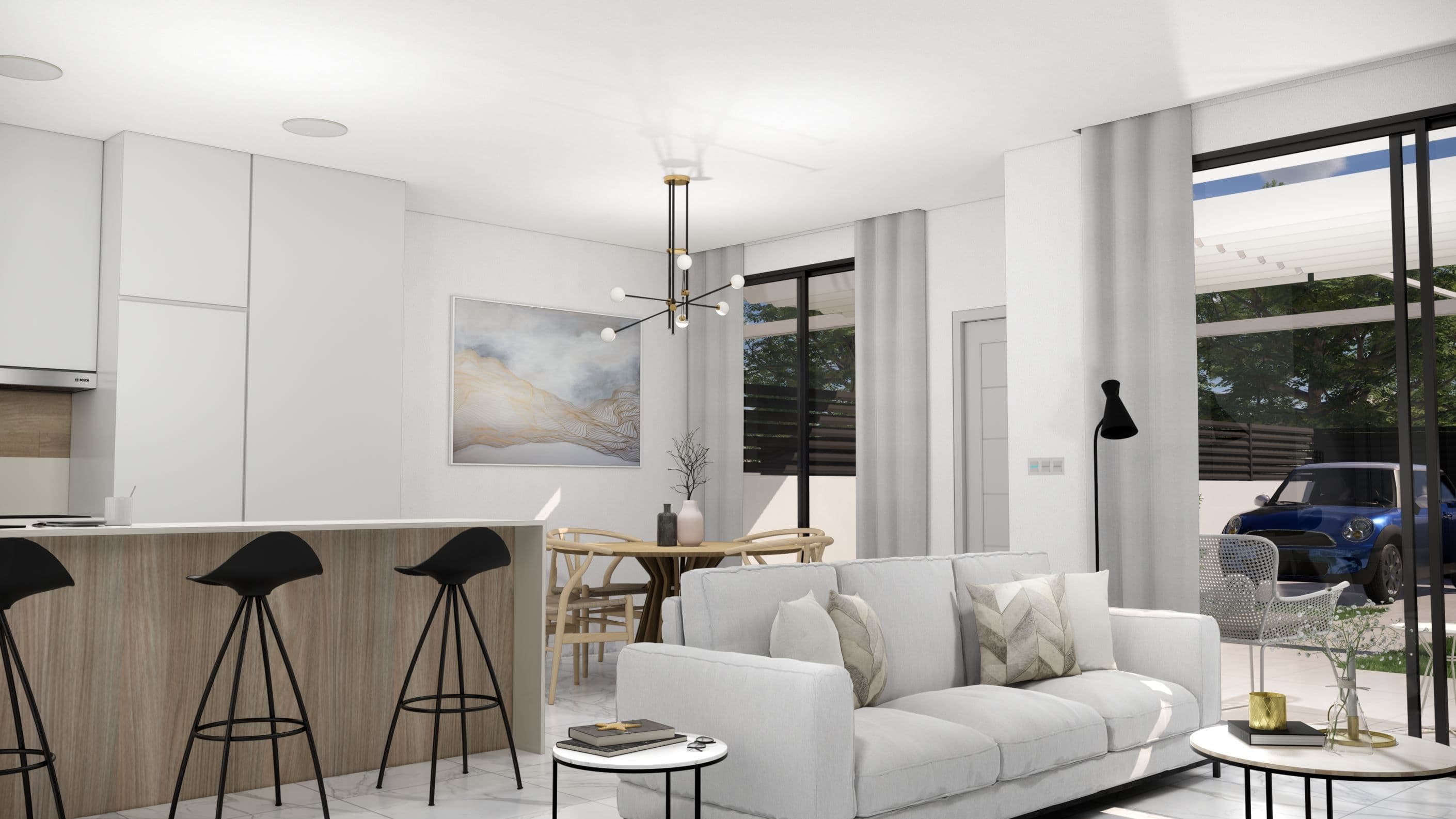 SALON-COMEDOR-COCINA Escena 1