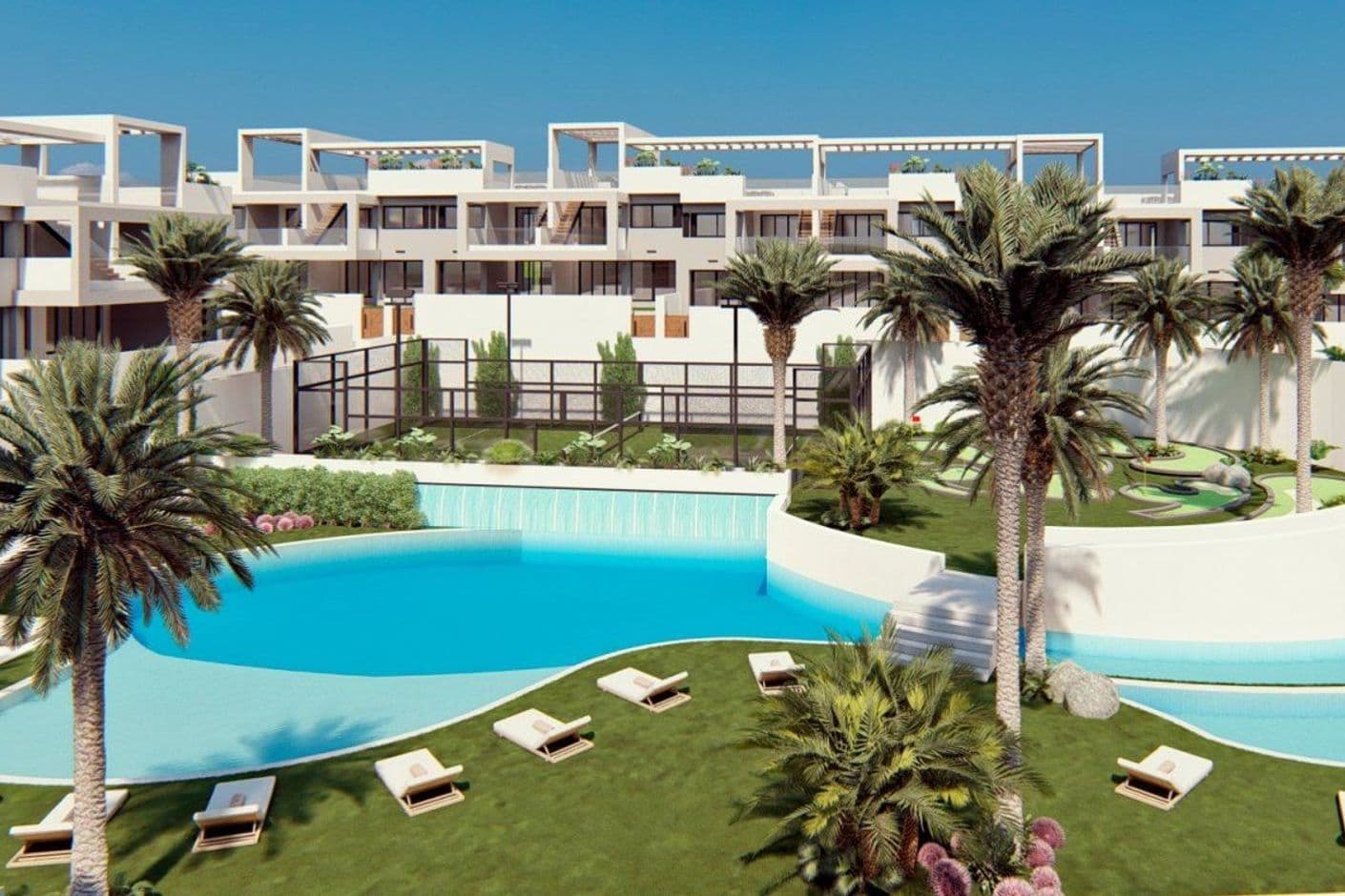 Nalia Resort - popular and modern with large terraces, three pools and paddle court in Los Balcones