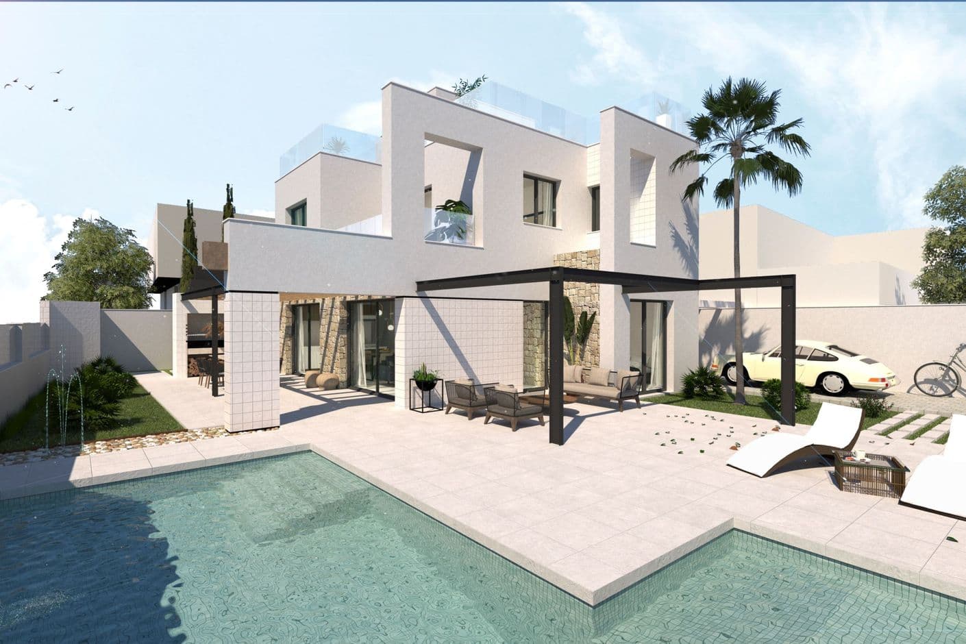 Villa Jazmin V - Lyxig villa i populära San Pedro del Pinatar