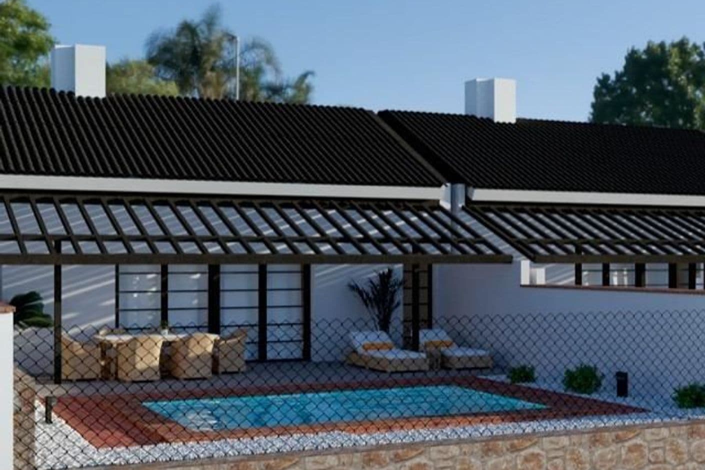 Eleganta radhus i ett plan med privat pool i peraleja golf resort