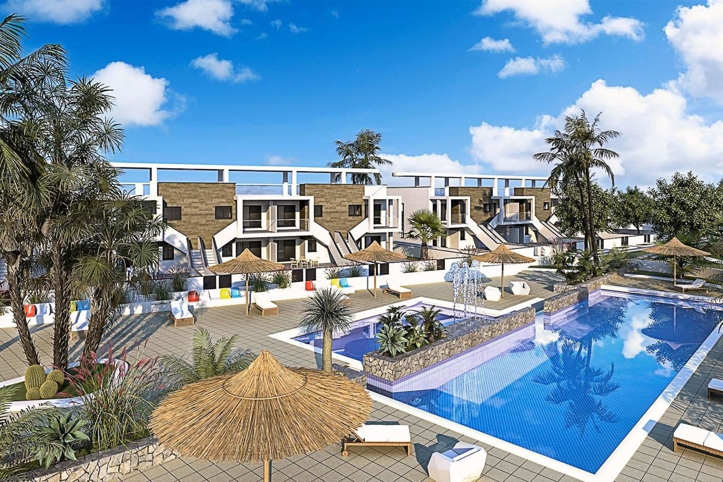 Lago Varese - Obra nueva con piscina comunitaria en Mil Palmeras