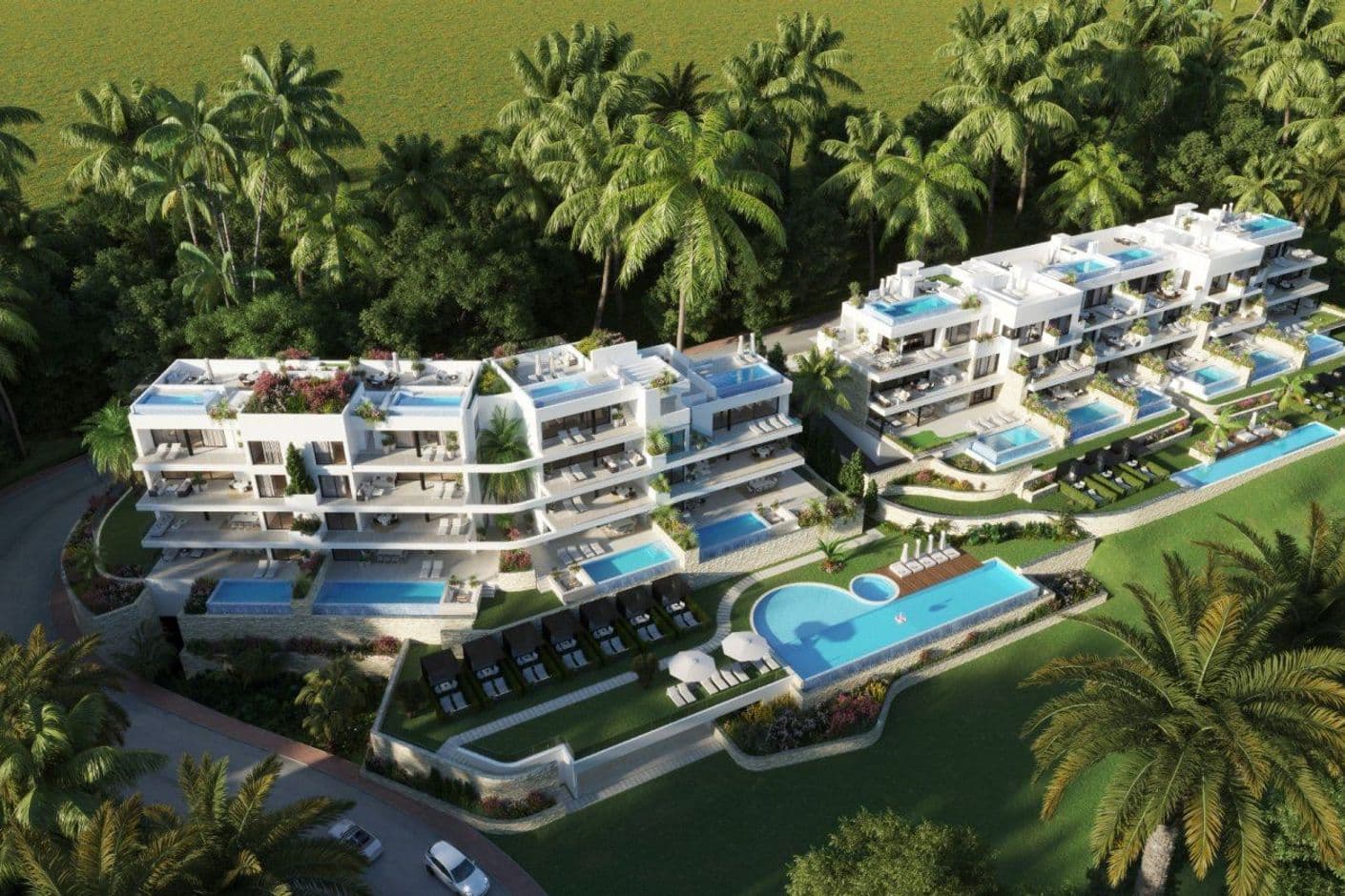 Newly built apartments in Las Colinas Golf & Country Club