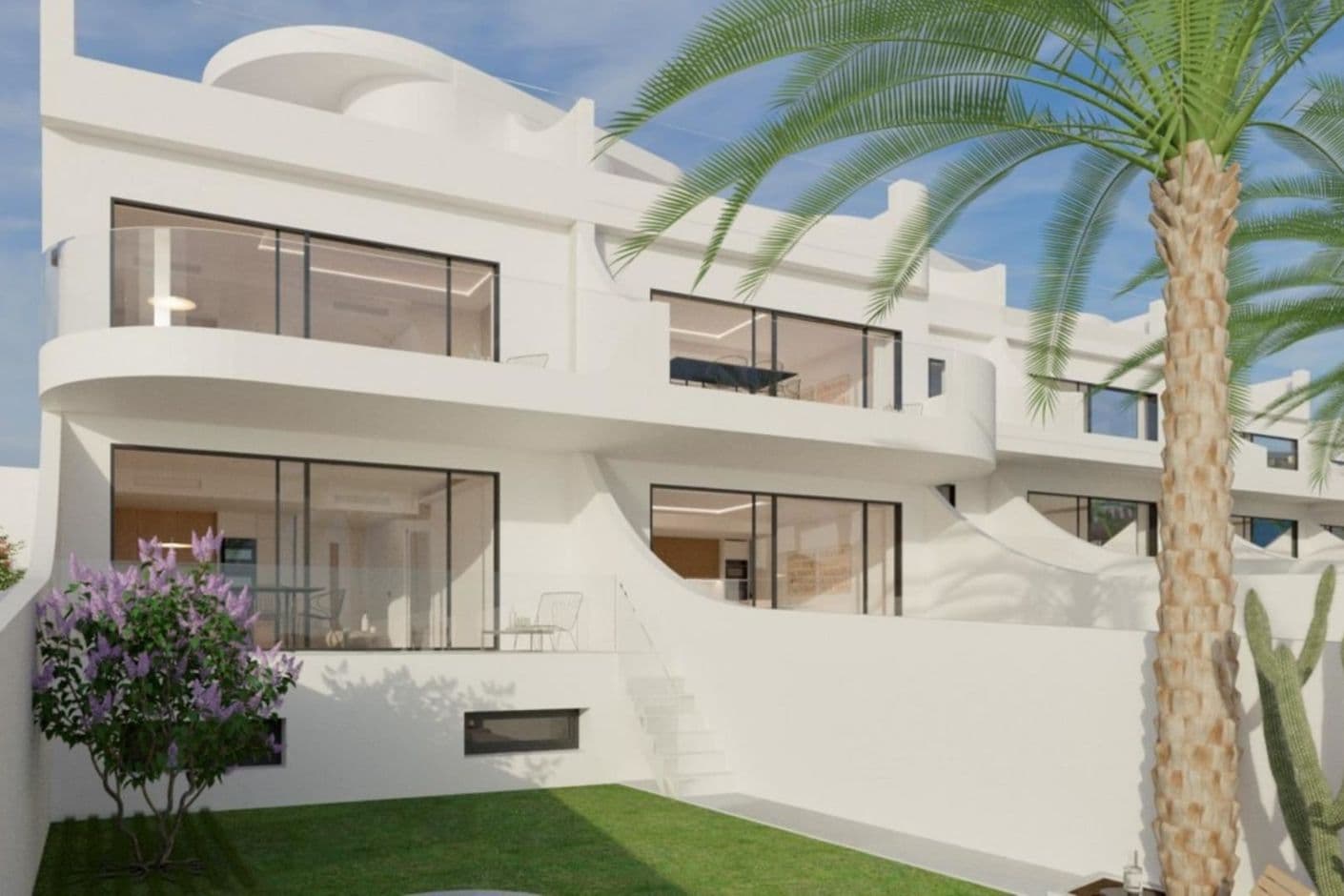Newly built bungalows with sea views – Just 300 meters from the beach