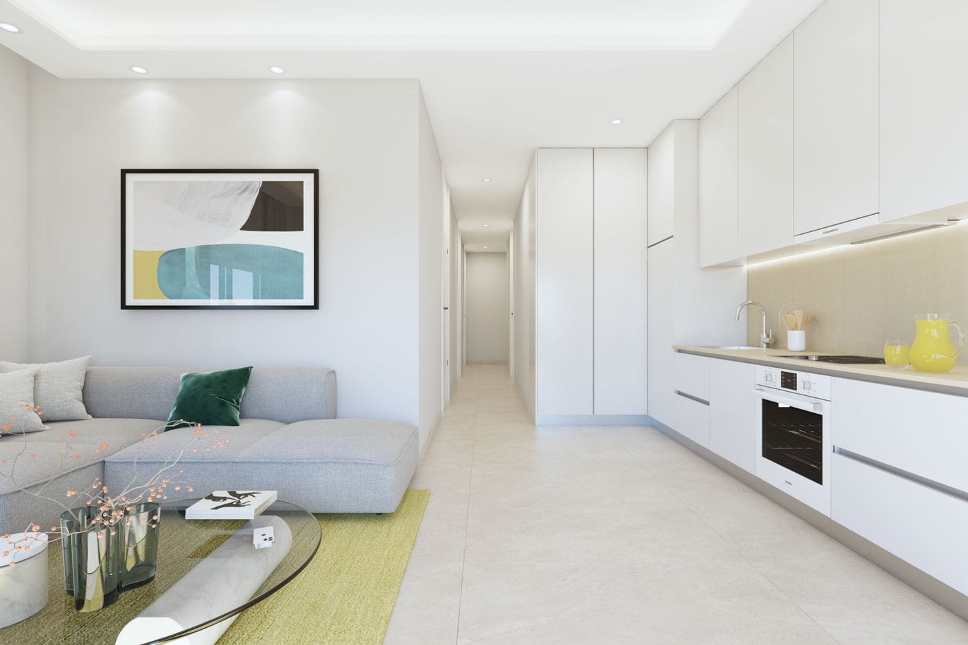 Salón y Cocina
