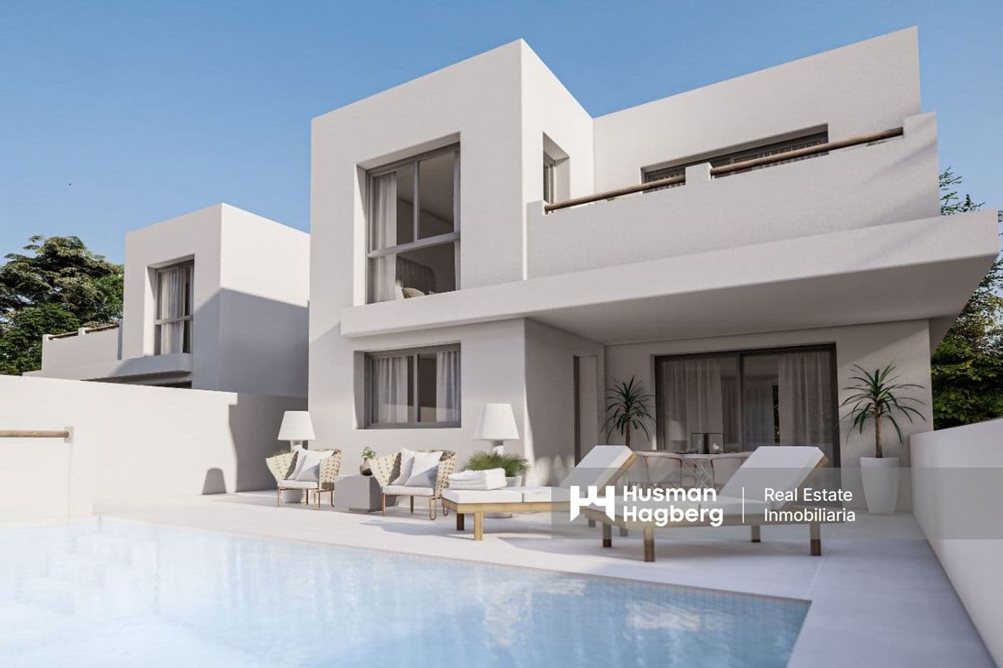 Nybyggd villa med panoramautsikt över havet Nybyggd villa med panoramautsikt över havet