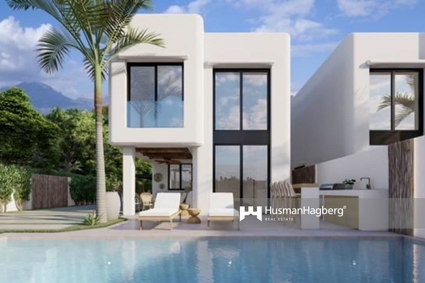Ibiza-inspired villas in central Albir Ibiza-inspired villas in central Albir