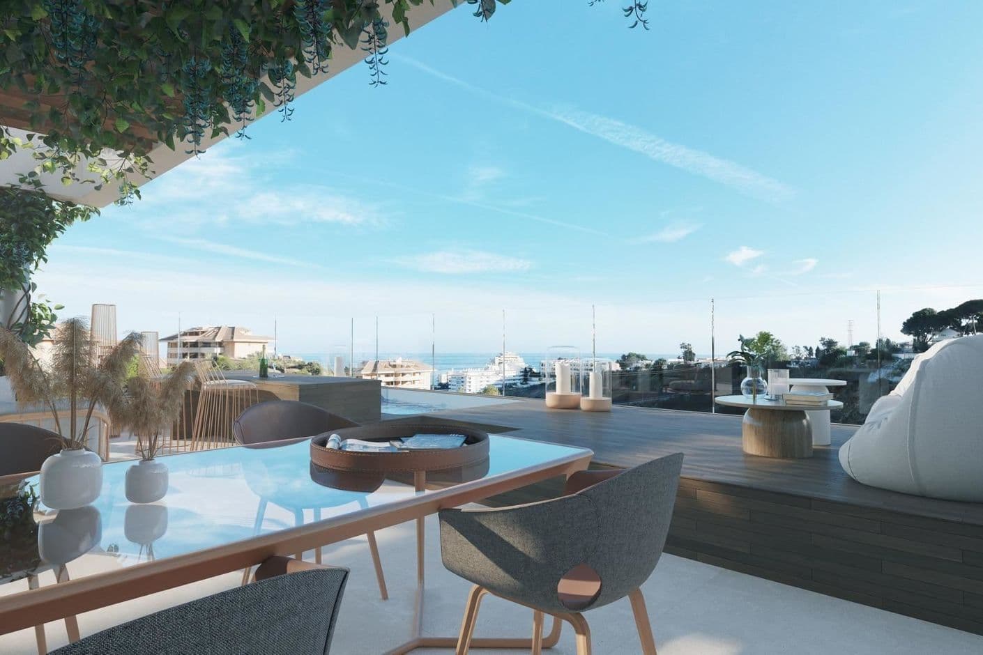 Exklusivt radhus med havsutsikt i El Higuerón Exklusivt radhus med havsutsikt i El Higuerón