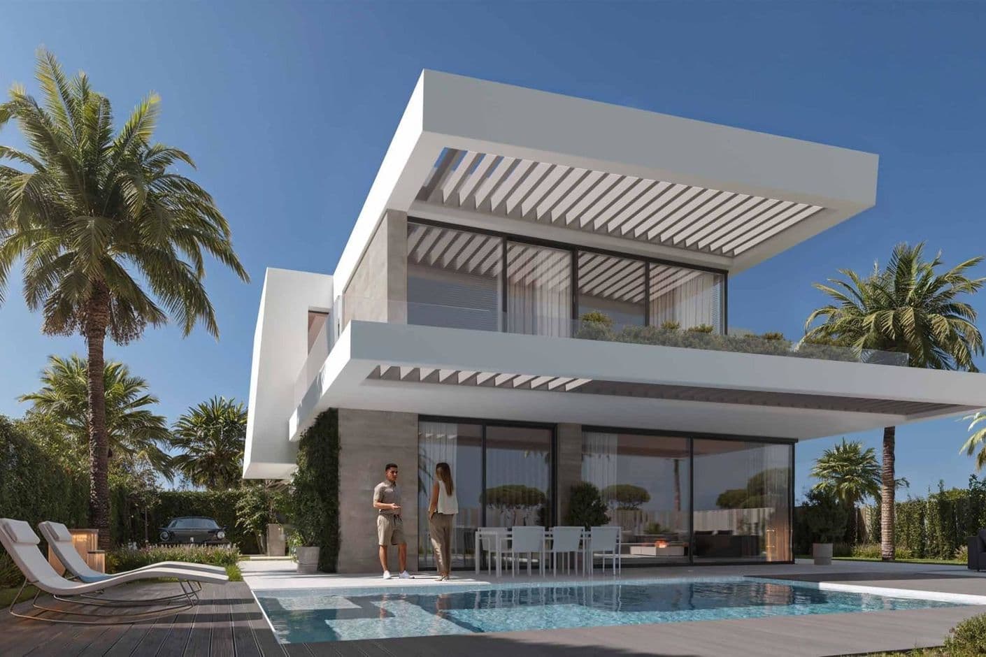 Exklusivt drömhem med privat pool bara 200 meter från stranden Exklusivt drömhem med privat pool bara 200 meter från stranden