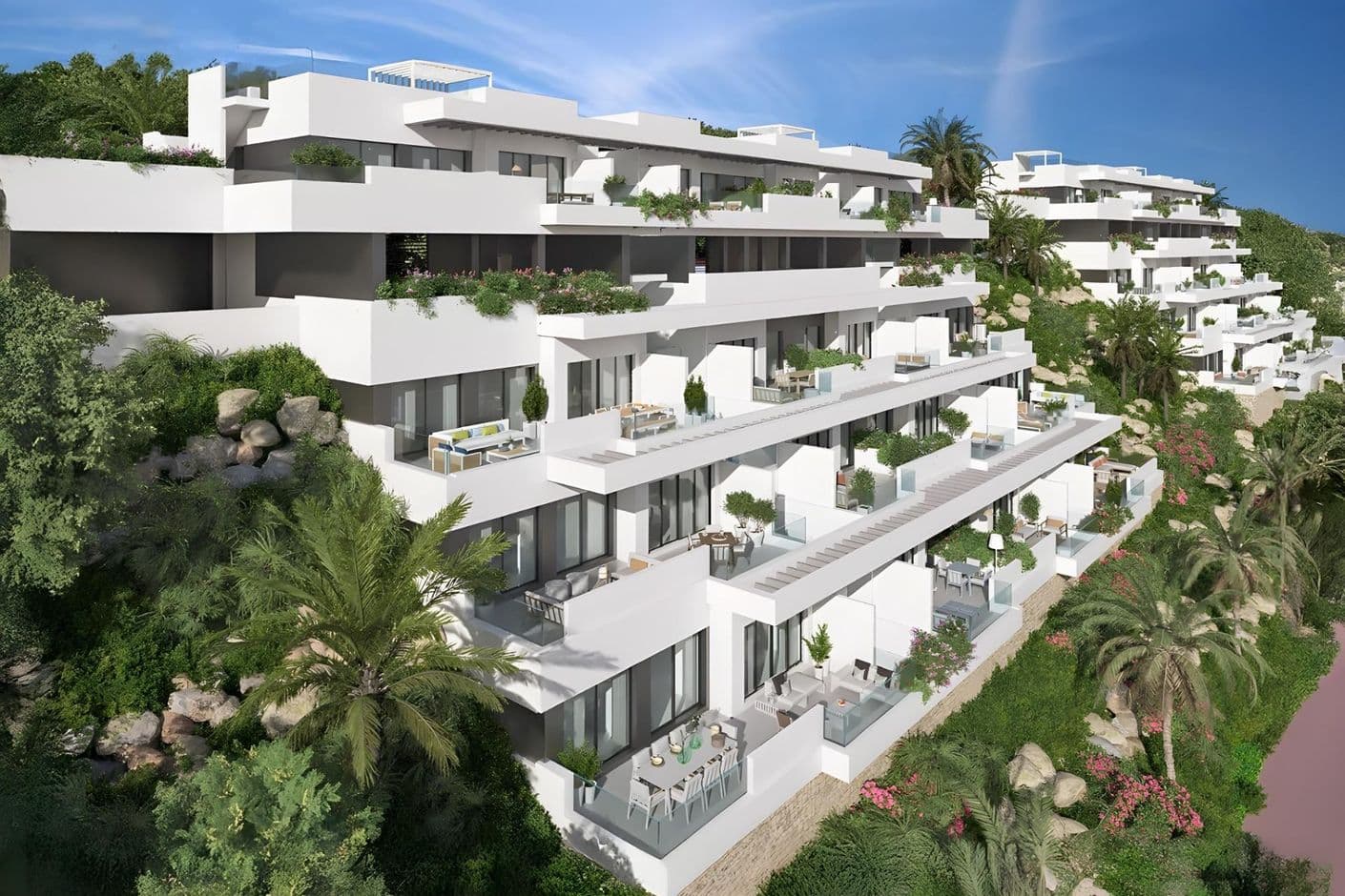 Lyxiga lägenheter med havsutsikt i Las Cala de Mijas Lyxiga lägenheter med havsutsikt i Las Cala de Mijas