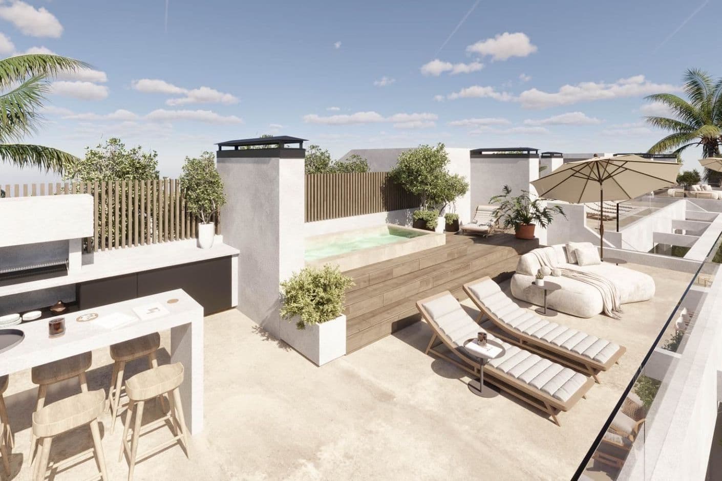 Disfrute de una terraza de 112 m² y de la playa a solo 300 m Disfrute de una terraza de 112 m² y de la playa a solo 300 m