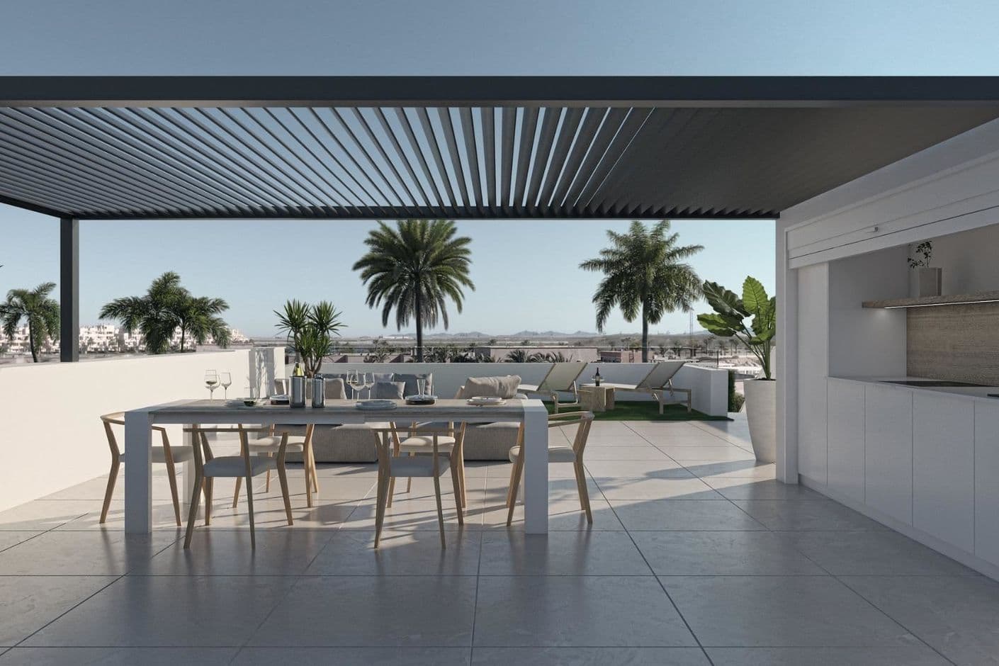 Modern appartement op de begane grond met een groot privéterras. Modern appartement op de begane grond met een groot privéterras.
