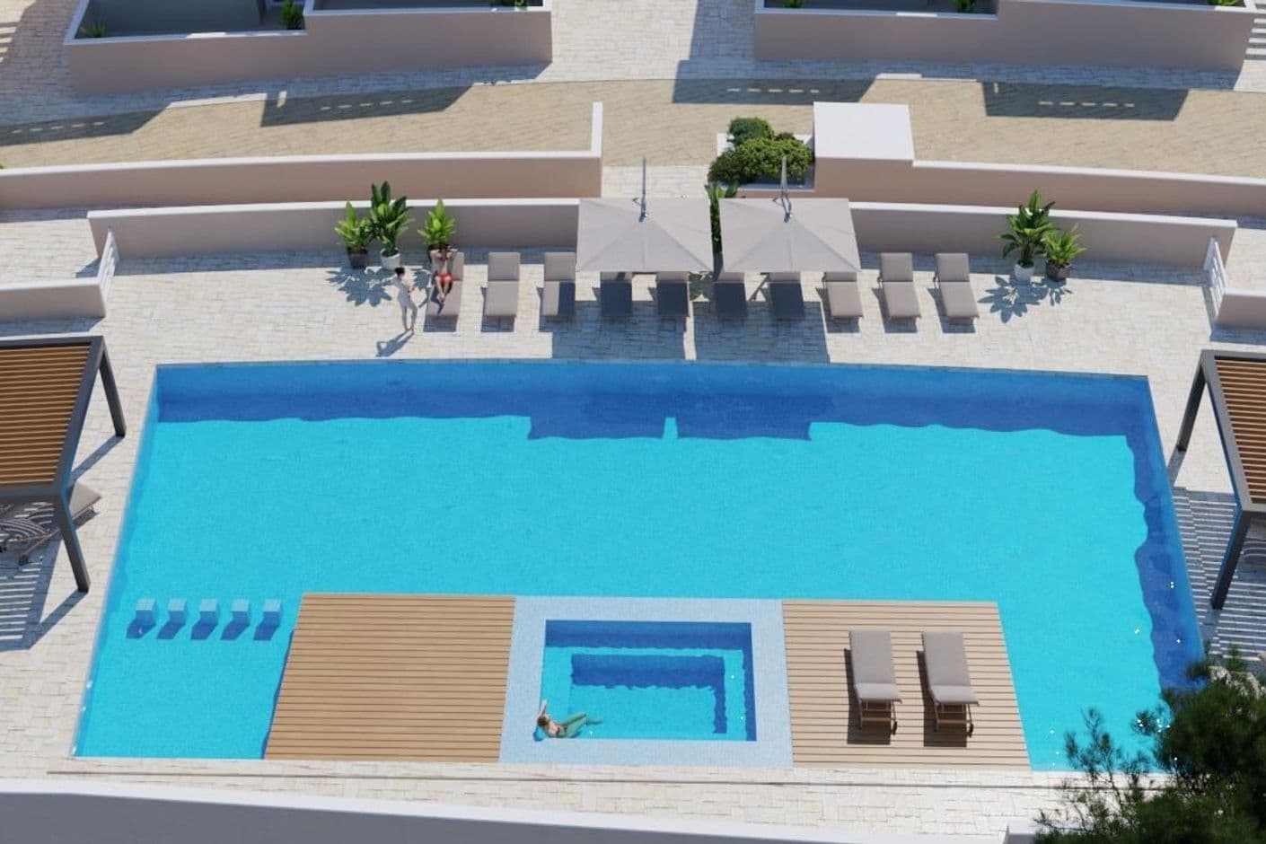 Modern bungalows by the golf course with sun terrace and Mediterranean feel Modern bungalows by the golf course with sun terrace and Mediterranean feel