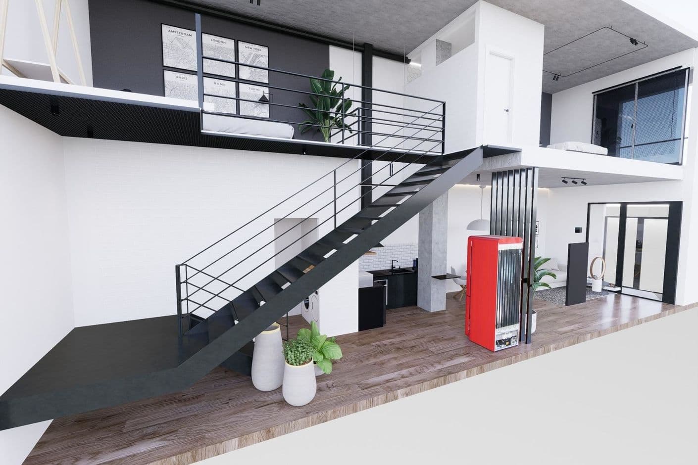 Moderna duplexlägenheter med loftkänsla i centrala Alicante Moderna duplexlägenheter med loftkänsla i centrala Alicante
