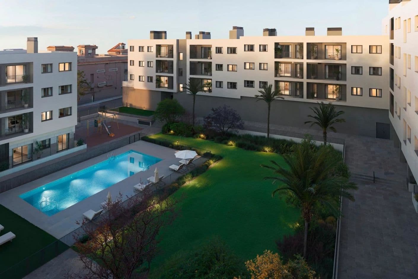Moderna nybyggda lägenheter med panoramautsikt över Alicante Moderna nybyggda lägenheter med panoramautsikt över Alicante