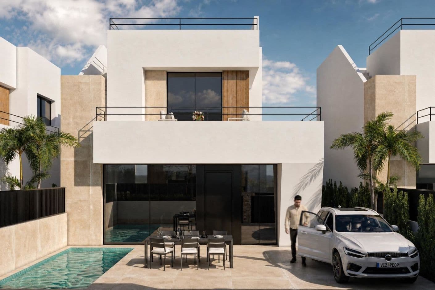 Moderne villa met drie slaapkamers in het populaire Condado de Alhama Golf Resort Moderne villa met drie slaapkamers in het populaire Condado de Alhama Golf Resort