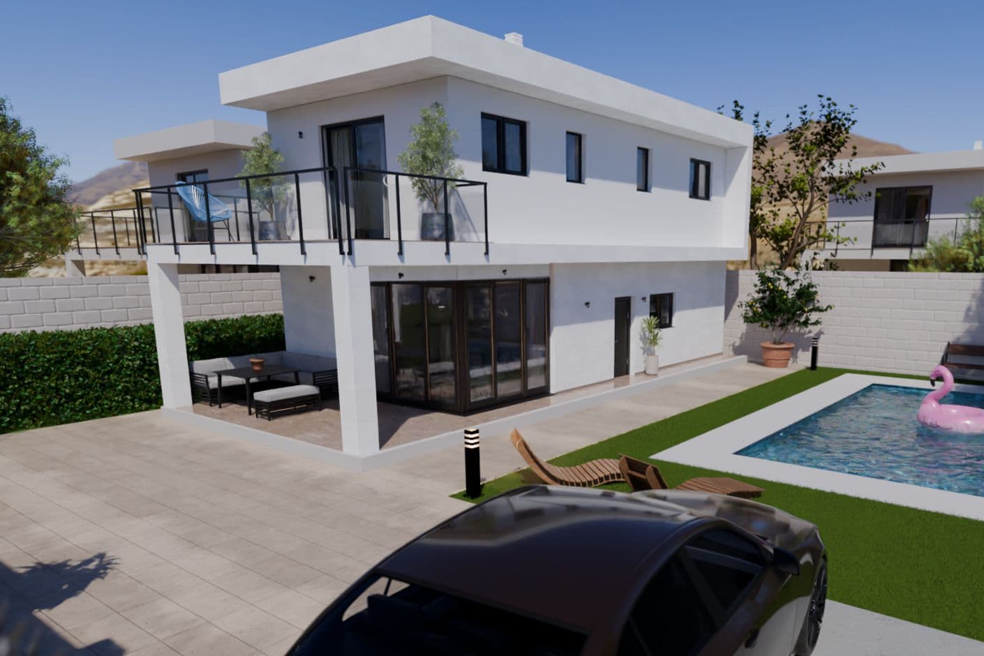 Exclusive designer villa with private pool and generous spaces Exclusive designer villa with private pool and generous spaces