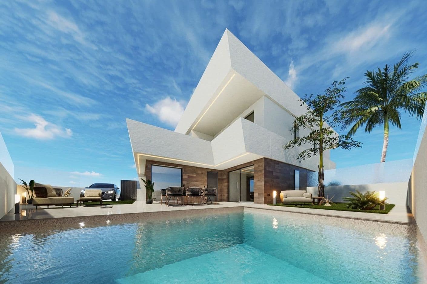Modern villa with private pool in the heart of San Pedro del Pinatar Modern villa with private pool in the heart of San Pedro del Pinatar
