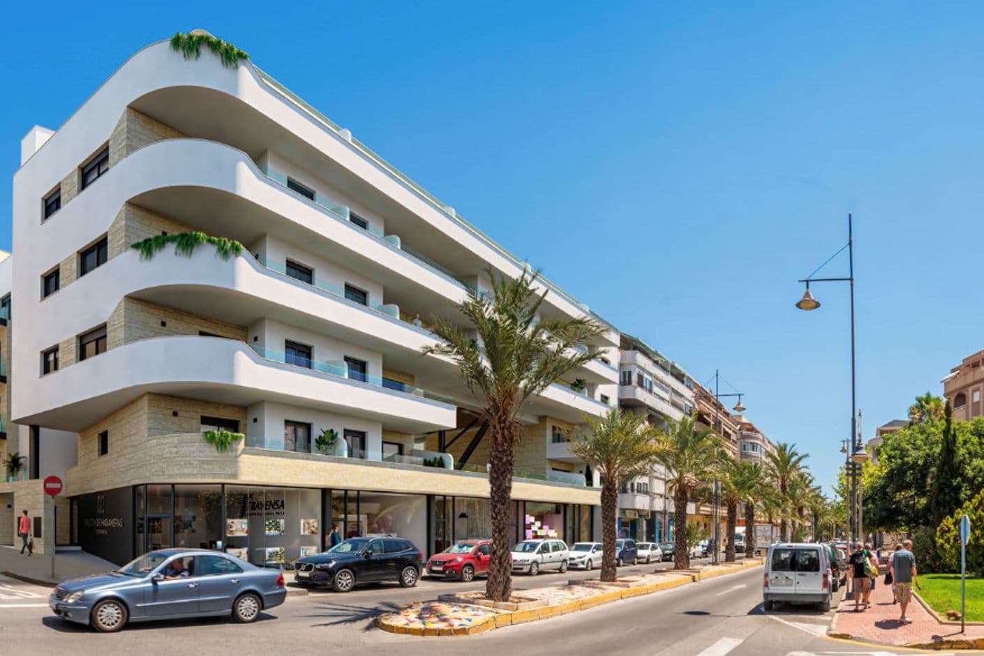 Modern newly built apartment with large terrace in central Torrevieja Modern newly built apartment with large terrace in central Torrevieja
