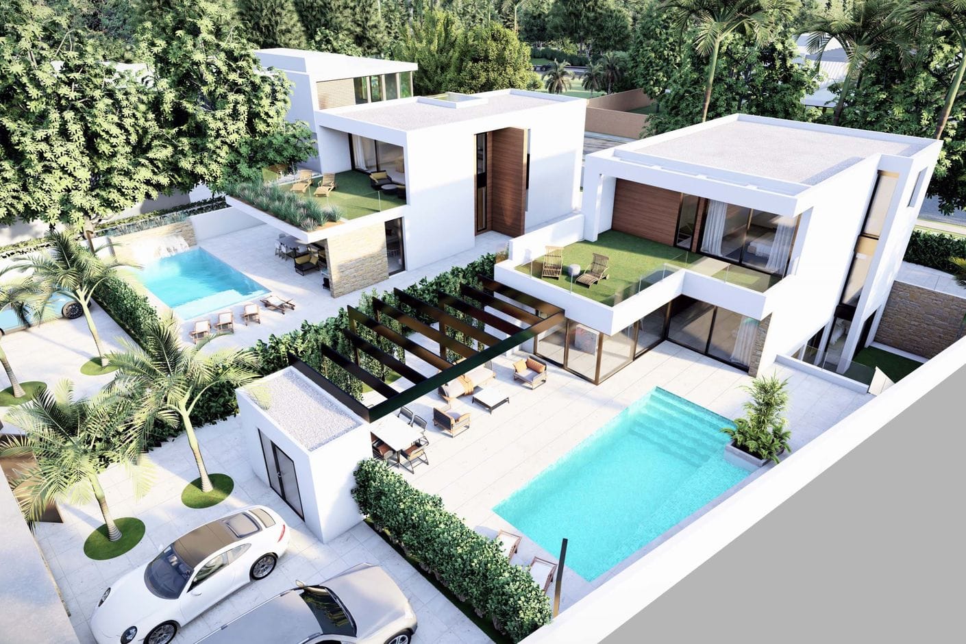 Zenia, Villa I & II