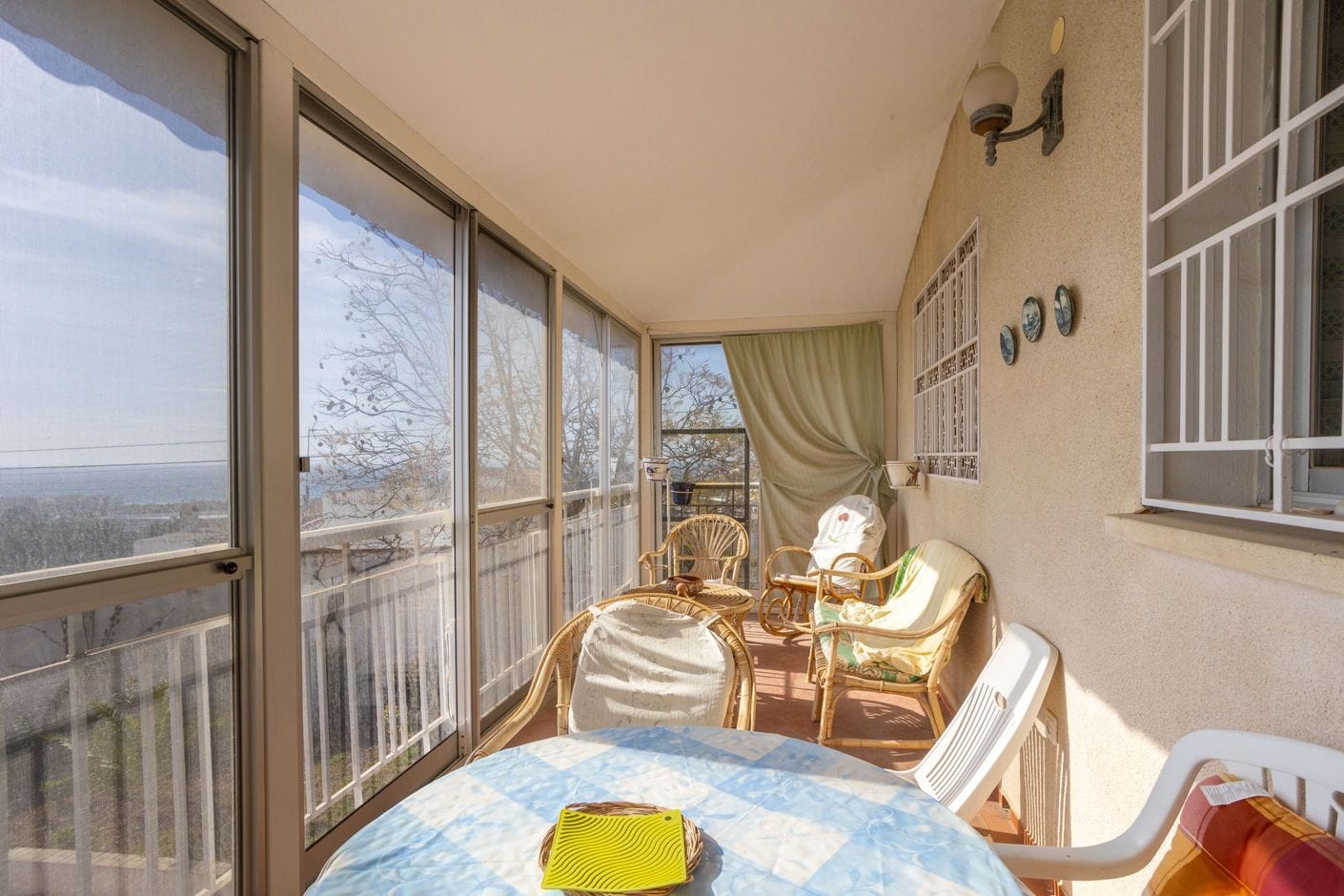 Covered terrace